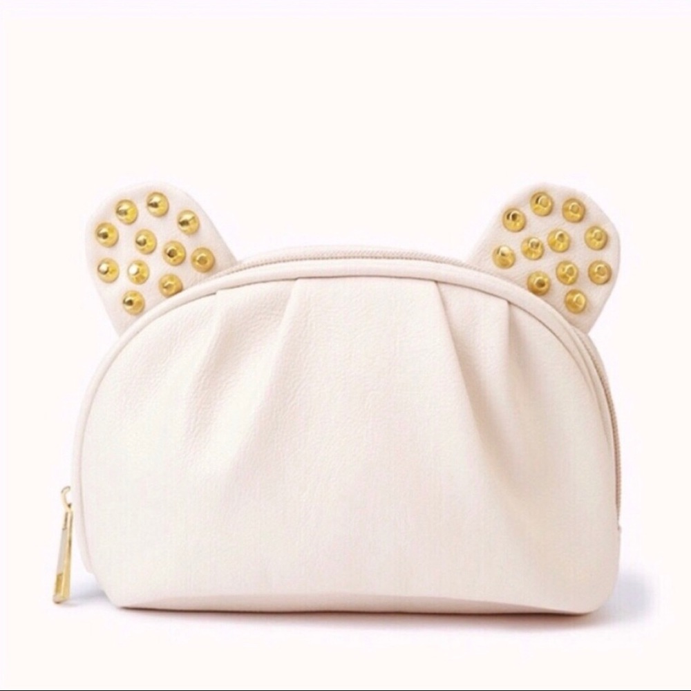 GOLD STUDDED ANIMAL CLUTCH